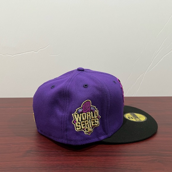 New Era, 59Fifty Fitted Hat, New York Mets, Purple & Black - Picture 3 of 15